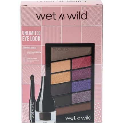 Wet n Wild Ultimate Eye Look Set with Brow Pomade and Color Icon Shadow Palette - V.1
