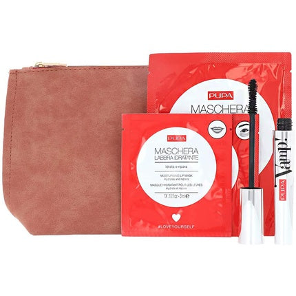 Vamp! All In One Mascara Kit + Masks #Loveyourself Pupa Clutch Bag Limited