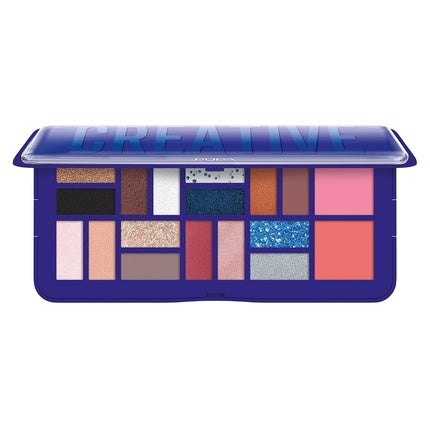Pupa Creative Cosmetic Bag 005 Blue Face and Eye Palette with Mirror 20g
