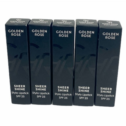 Golden Rose Sheer Shine Stylo Lipstick 0.11oz 3g - You Pick!