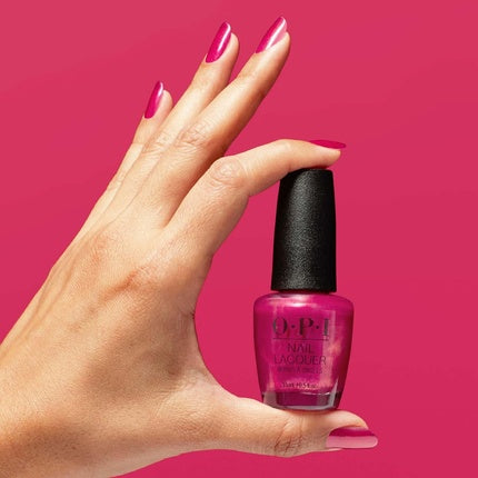 OPI Nail Lacquer Brown Nail Polish Up to 7 Days of Wear Chip Resistant Fast Drying Fall '24 Metallic Mega Mix Collection CD Rom-antic 0.5 fl oz Cyber ​​Cherry on Top