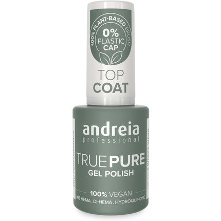 Andreia Professional Hema Free Gel Polish True Pure 21 Free and 100% Vegan for Sensitive Nails Top Coat 10.5ml