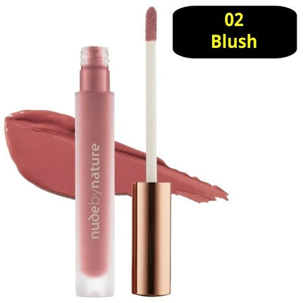 Nude by Nature Satin Liquid Lipstick Intense Colours Satin-Matte Finish 3.75mL