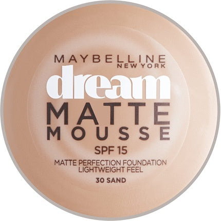 Maybelline New York Dream Matte Mousse Natural Base Makeup with Mattifying Primer for Medium Skin Tone 18ml
