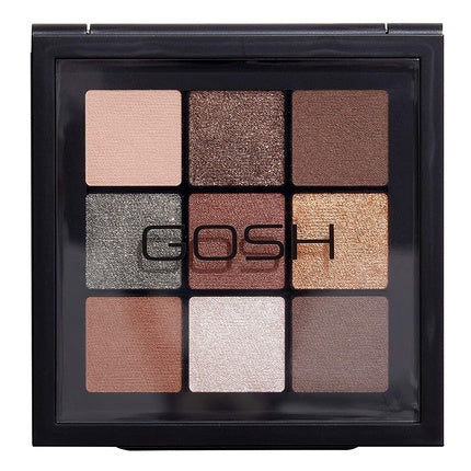 GOSH Eyedentity Eyeshadow Palette 003 BE HAPPY with 9 Perfectly Coordinated Matte and Metallic Shades - Vegan and Perfume-Free