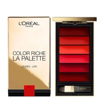 L'Oréal Paris Color Riche La Palette Lip Makeup with 6 Harmonizing Shades for Full Lips