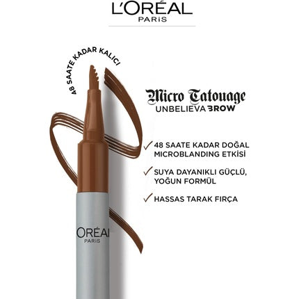 Loreal Paris Eyebrow Pencil Micro Tatouge 109 Ebony