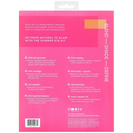 Prism Glo 7-Piece Eye Brush Set &amp; Cleanser