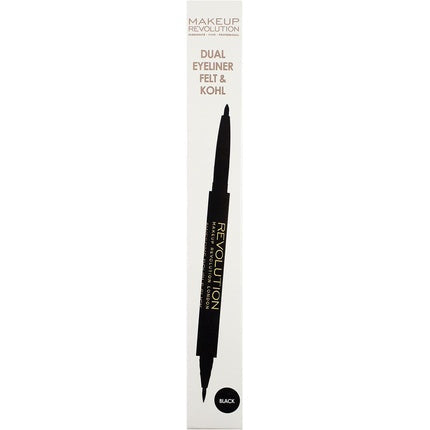 Revolution Felt And Kohl Dual Eyeliner Black