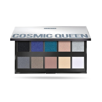 Pupa Milano Make Up Stories Eyeshadow Palette 004 Cosmic Queen 10-Shade Shadow Collection 0.63 oz Drama Queen