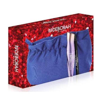 Deborah Milan Instant Volume Lift Eyelash Gift Set for Women with Eyeliner