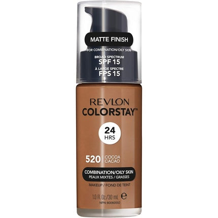 Revlon Colorstay Matte Finish Foundation 520 Cocoa 30ml
