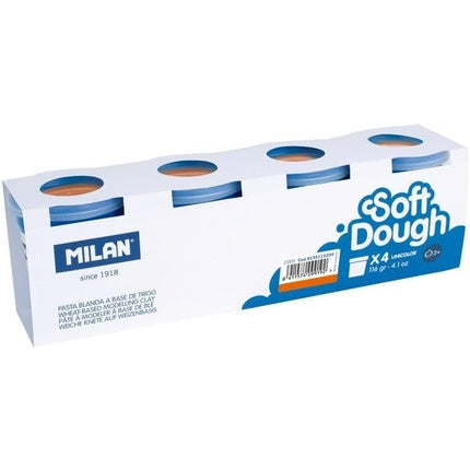 Box of 4 Soft Dough Orange 116g