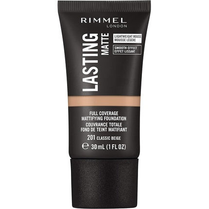 Rimmel Lasting Finish Foundation 201 Classic Beige 30ml