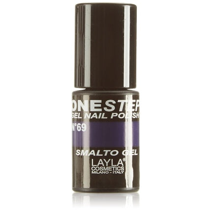 Layla Cosmetics One Step Gel Nail Polish Purple Panic 5ml