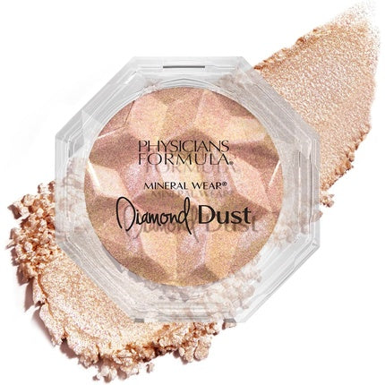 Physicians Formula Mineral Wear Diamond Dust Translucent Face Powder with Illuminating Minerals and Vitamin E Luminous Gleam