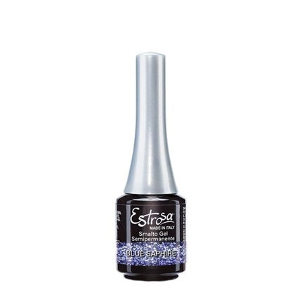 ESTROSA Semi-Permanent Glitter Blue Gel Nail Polish Sapphire Chrome