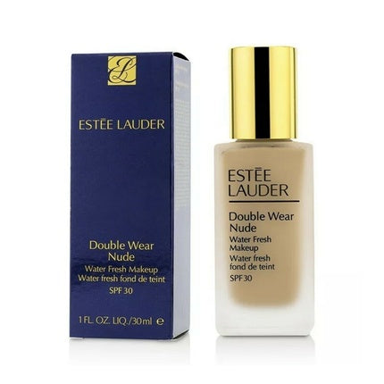 Estee Lauder Double Wear Nude Water Fresh Makeup SPF30 Shade 3C2 Pebble 1oz/30ml