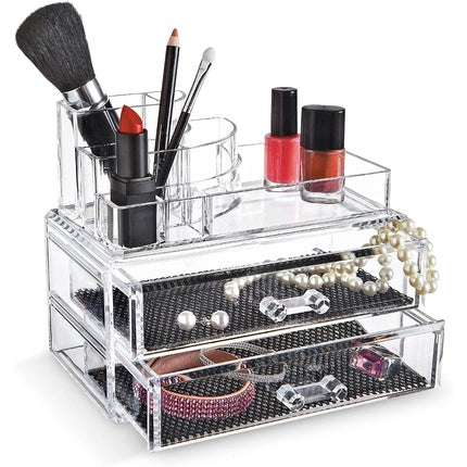 Direct Retail Products Acrylic Makeup Organizer with Drawers - Large and Transparent