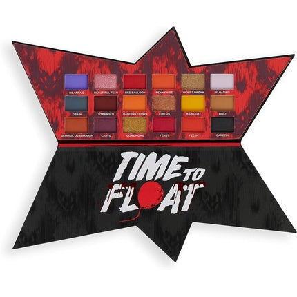 Makeup Revolution X IT You'll Float too Shadow Palette 18 Pigmented Matte and Shimmer Costume Eye Shades