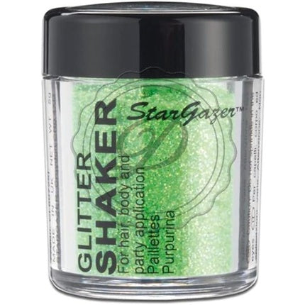 Stargazer UV Green Glitter Shaker for Eyes, Lips, Face, Body, Hair and Nails