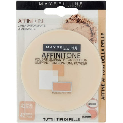 Maybelline Affinitone Powder 42 Dark Beige