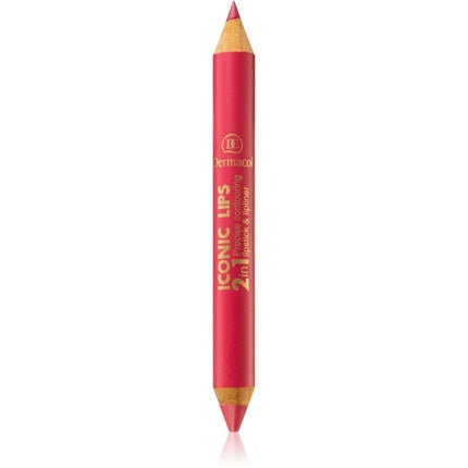 Dermacol Iconic Lips lipstick and lip contour pencil 2 in 1 - Color 04