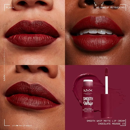 Nyx Professional Make Up Smooth Whipe Matte Lip Cream #Mou 4ml
