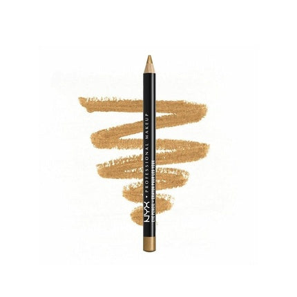 NYX Slim Eye Liner Pencil for Eyes or Eyebrows 933 Gold Shimmer SPE933