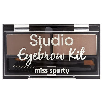 Miss Sporty Studio Eyebrow Kit - 001 Medium Brown, 1.1g