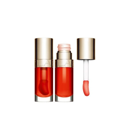 Clarins Lip Comfort Oil Soothes Comforts Hydrates and Protects Lips 93% Natural Ingredients 7ml