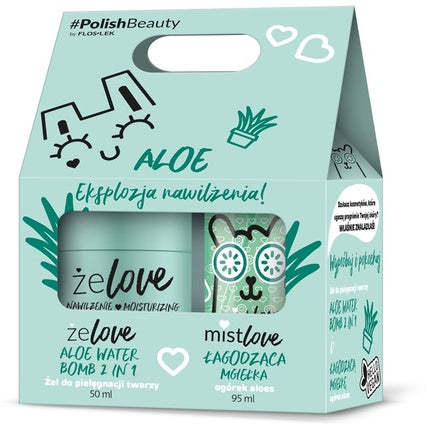 FlosLek Laboratorium ZELOVE Aloe gift set (with aloe vera)