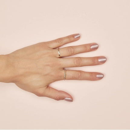 DEBORAH Professional Semi Permanent Plumping Gel Nail Polish Long Lasting for Intense and Shiny Nails Pearl Pink 4.50ml
