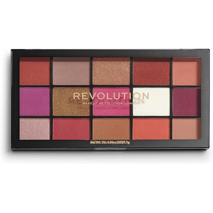 Makeup Revolution Reloaded Eyeshadow Palette Red Alert 15 Shades 16.5g