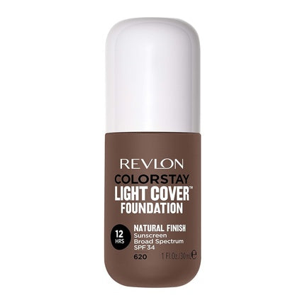 Revlon ColorStay Light Cover Liquid Foundation Hydrating Longwear Weightless Makeup with SPF 35 Light-Medium Coverage for Blemish Dark Spots & Uneven Skin Texture 1 fl oz