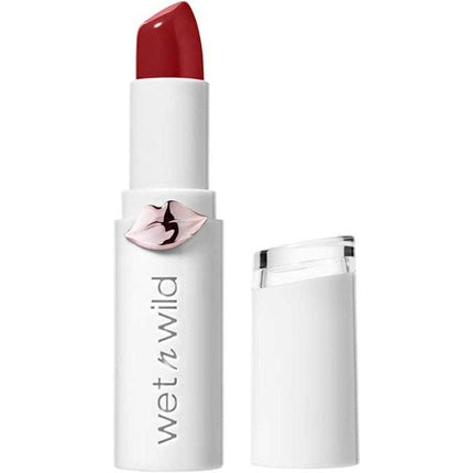 wet n wild Megalast Lipstick Moisturizing Lipstick with Micro-Bead Formula Natural Seaweed Coenzyme Q-10 Vitamin A & E Crimson Crime Shine Finish