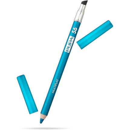 Pupa Milano Multiplay Eye Pencil 56 Scuba Blue for Women 0.04oz