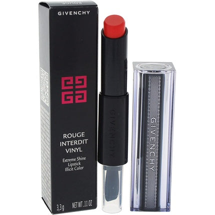 Givenchy Rouge Interdit Vinyl No. 08 Magnetic Orange