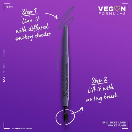 NYX PROFESSIONAL MAKEUP Epic Smoke Liner Vegan Smokey Eyeliner Concord Grape Purple