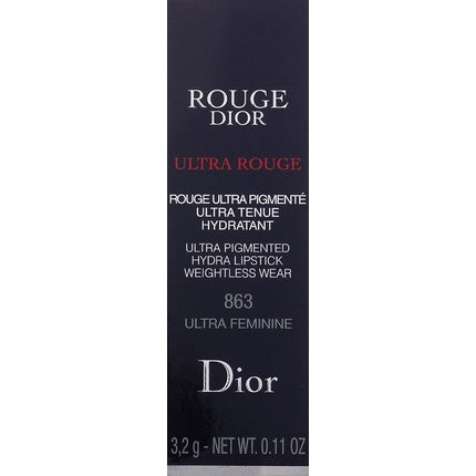 Dior Rouge Dior Ultra Rouge Lipstick 863 Ultra Feminine 0.11 Ounce
