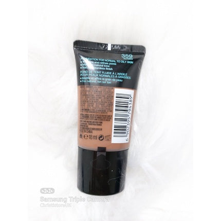 Maybelline Fit Me Matte & Poreless with Clay Foundation 18ml 359 Nutmeg