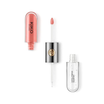 KIKO Milano Unlimited Double Touch 113 Long-Lasting Liquid Lipstick 12 Hour Wear 2-Step Radiant Finish 113 Satin Coral