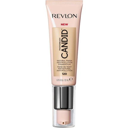 Revlon PhotoReady Candid Natural Finish Foundation with Anti-Pollution Antioxidant and Anti-Blue Light Ingredients 22ml 120 Buff