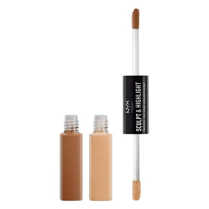 NYX Professional Makeup Sculpt & Highlight Face Duo Almond Light 0.17 Ounce