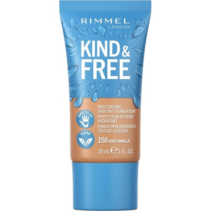 Rimmel Kind + Free Moisturising Skin Tint Foundation Rose Vanilla 150