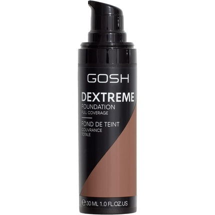 GOSH Dextreme Full Coverage Foundation 30ml - Vegan Face Makeup with High Coverage - 008 Golden