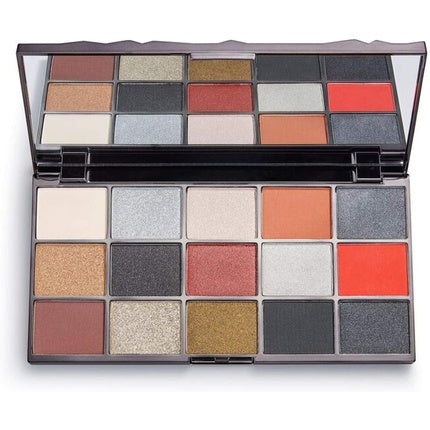Makeup Revolution Glass Eyeshadow Palette Black Ice 16.5g