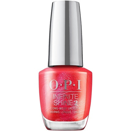 Opi Infinite Shine Nail Polish Long Wear Lacquer ISLD55 Pearl Red 15ml