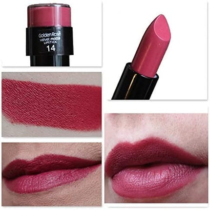 Golden Rose Velvet Matte Lipstick 14 Turkish Rose Red
