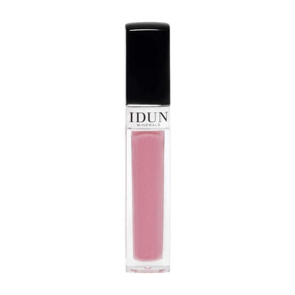 IDUN Minerals Lip Gloss Soft Creamy Formula for Velvet Soft Shiny Pout Intense Vitamin E Hydration for Dry Chapped Lips Non-Sticky Long Lasting Pigment 004 Felicia 0.27oz